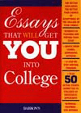 Book cover for Essays That Will Get You into College