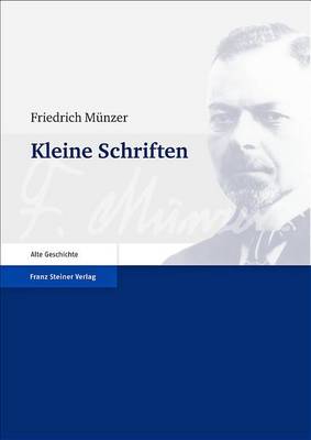 Book cover for Kleine Schriften