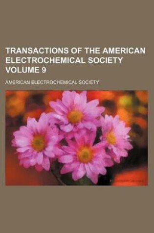 Cover of Transactions of the American Electrochemical Society Volume 9