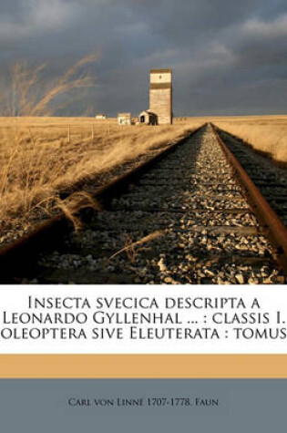 Cover of Insecta Svecica Descripta a Leonardo Gyllenhal ...