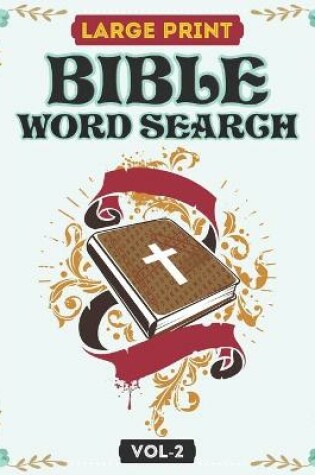 Cover of Bible Word Search Book - Large Print