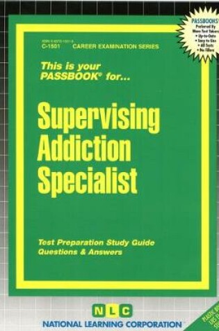 Cover of Supervising Addiction Specialist