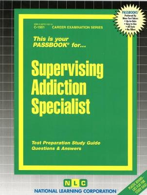 Book cover for Supervising Addiction Specialist