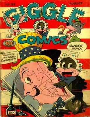 Book cover for Giggle Comics Number 32 Humor Comic Book