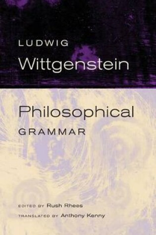 Cover of Philosophical Grammar