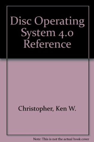 Cover of Disc Operating System 4.0 Reference