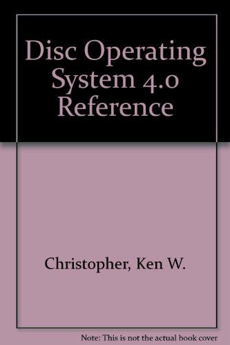 Book cover for Disc Operating System 4.0 Reference