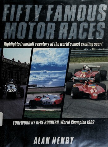 Book cover for Fifty Famous Motor Races