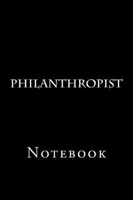 Book cover for Philanthropist