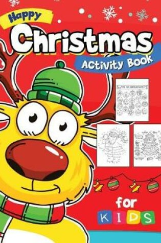 Cover of Happy Christmas Activity Book for kids