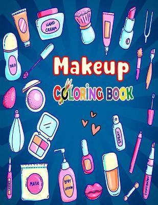 Book cover for Makeup Coloring Book