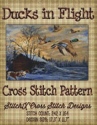Book cover for Ducks in Flight Cross Stitch Pattern