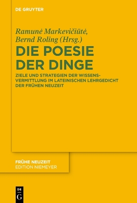 Cover of Die Poesie Der Dinge