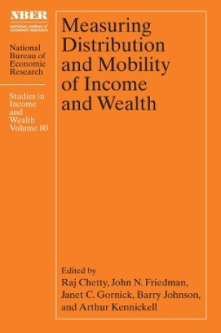 Cover of Measuring Distribution and Mobility of Income and Wealth