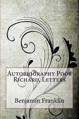 Book cover for Autobiography Poor Richard, Letters