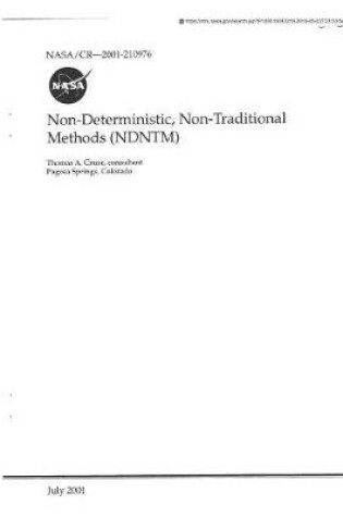 Cover of Non-Deterministic, Non-Traditional Methods (Ndntm)