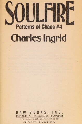 Cover of Soulfire: Patterns of Chaos