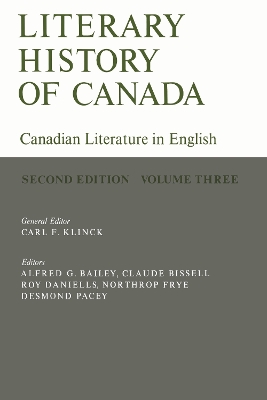 Book cover for Literary History of  Canada