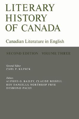 Cover of Literary History of  Canada