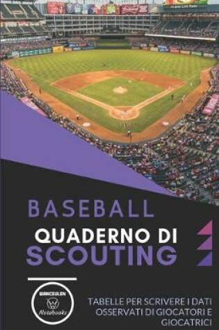 Cover of Baseball. Quaderno Di Scouting