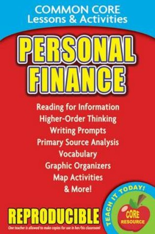 Cover of Personal Finance - Common Core Lessons & Activities