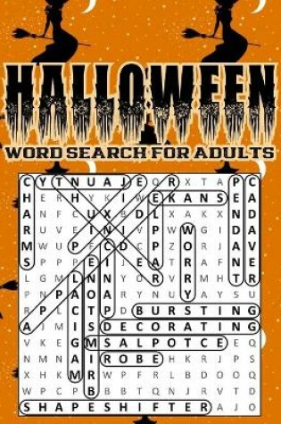 Cover of Halloween Word Search For Adults