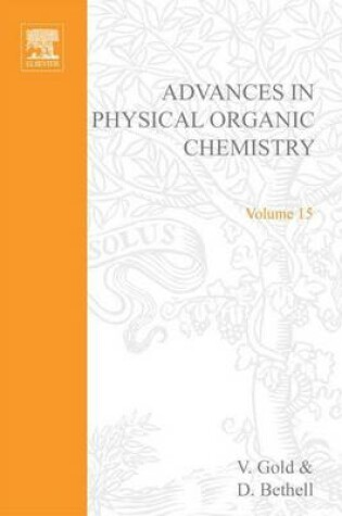 Cover of Adv Physical Organic Chemistry V15 APL