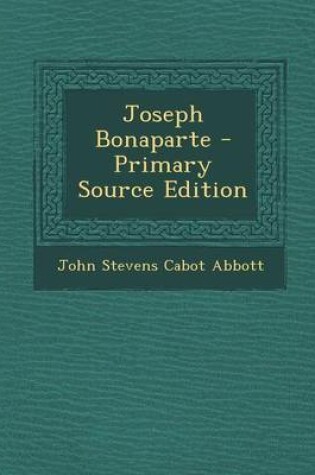Cover of Joseph Bonaparte