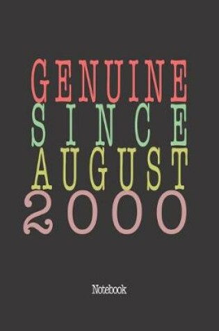 Cover of Genuine Since August 2000