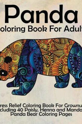 Cover of Panda Coloring Book For Adults