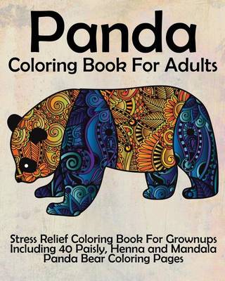 Book cover for Panda Coloring Book For Adults