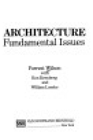 Cover of Architecture