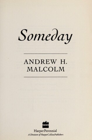 Cover of Someday