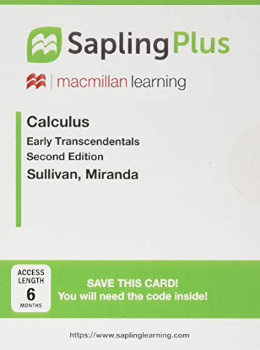 Book cover for Saplingplus for Calculus (Single Term Access)