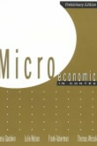 Cover of Microeconomics 1e