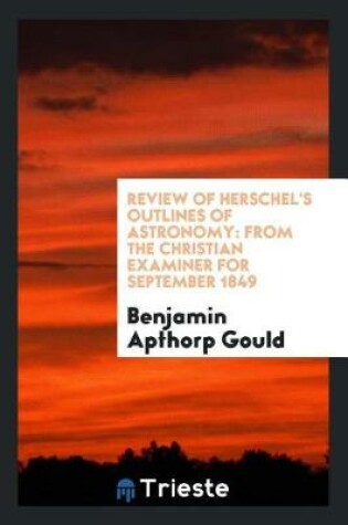 Cover of Review of Herschel's Outlines of Astronomy