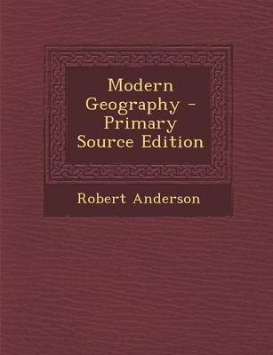 Book cover for Modern Geography - Primary Source Edition