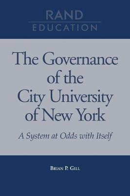 Book cover for The Governance of the City University of New York