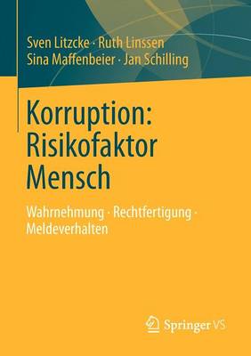 Book cover for Korruption: Risikofaktor Mensch