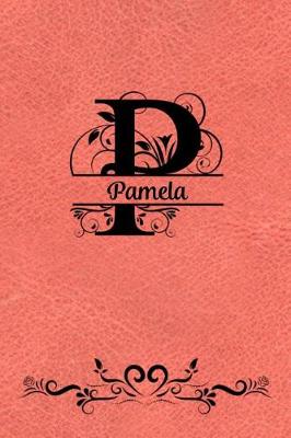 Book cover for Split Letter Personalized Journal - Pamela