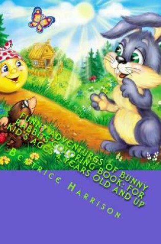 Cover of Funny Adventures of Bunny Rabbits Coloring Book