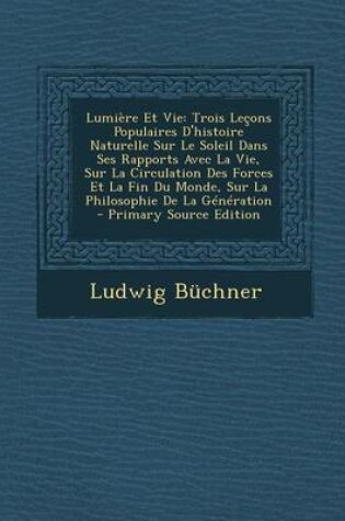 Cover of Lumiere Et Vie