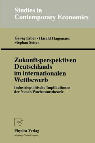 Cover of Zukunftsperspektiven Deutschlands im internationalen Wettbewerb