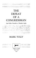 Book cover for The Defeat of a Congress-Man