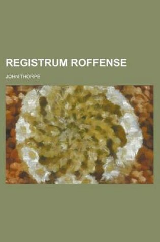 Cover of Registrum Roffense