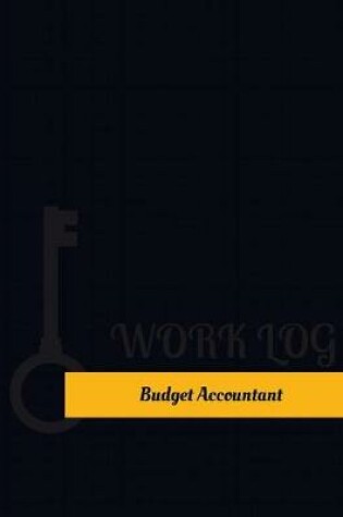 Cover of Budget Accountant Work Log