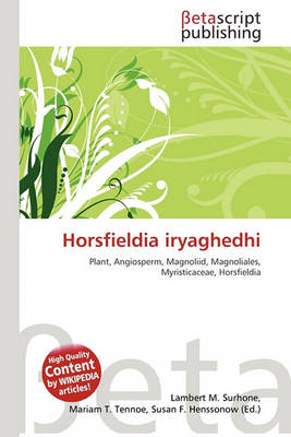 Cover of Horsfieldia Iryaghedhi