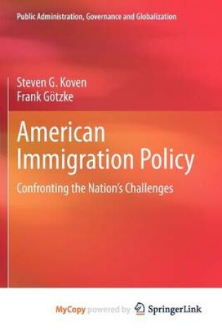 Cover of American Immigration Policy