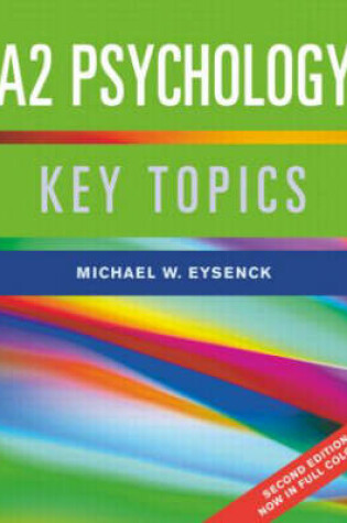 Cover of A2 Psychology: Key Topics