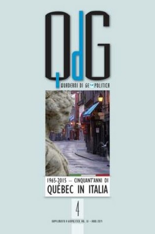 Cover of Quaderni di Geopolitica - 1965-2015: Cinquant'anni di Quebec in Italia